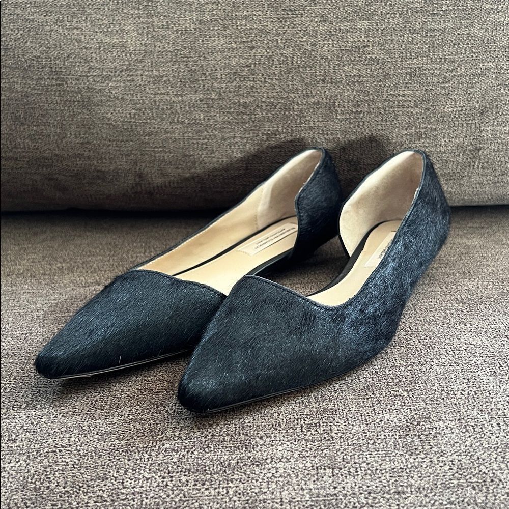 New Antonio Melani x Elizabeth Damrich Gigi Pointed Toe D'orsay Dress Flats Sz 6